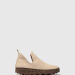 Asportuguesas Trainers Women BEIGE(SUEDE) SLIP-ON TRAINERS CITY 226H70