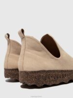 Asportuguesas Trainers Women BEIGE(SUEDE) SLIP-ON TRAINERS CITY 226H70 - Image 5