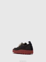 Asportuguesas Trainers Women BLACK LACE-UP TRAINERS CHAT 226H59 - Image 3