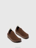 Asportuguesas Trainers Women BROWN SLIP-ON TRAINERS CARE 226H18 - Image 2