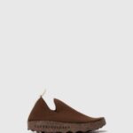 Asportuguesas Trainers Women BROWN SLIP-ON TRAINERS CARE 226H18