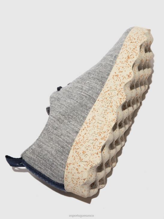 Asportuguesas Trainers Women GREY MERINO LACE-UP TRAINERS CAMP WOOL 226H16 - Image 4