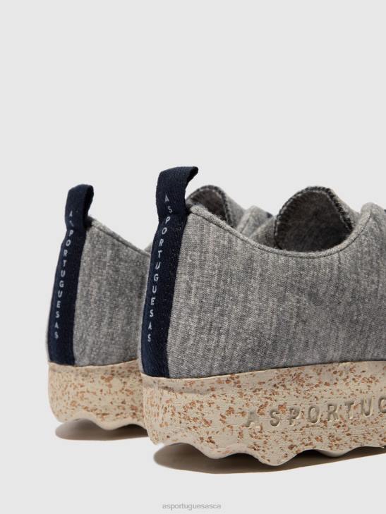 Asportuguesas Trainers Women GREY MERINO LACE-UP TRAINERS CAMP WOOL 226H16 - Image 5