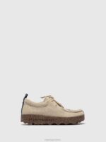 Asportuguesas Trainers Women NATURAL RECYCLED LINEN LACE-UP TRAINERS CHAT 226H87