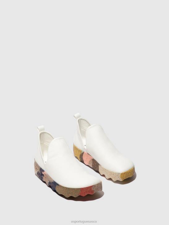 Asportuguesas Trainers Women WHITE & MULTICOLOR SOLE SLIP-ON TRAINERS CITY 226H94 - Image 2