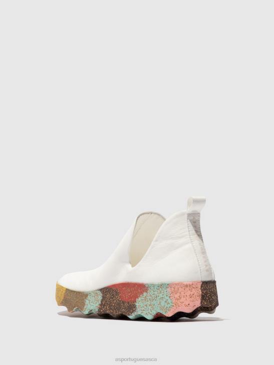 Asportuguesas Trainers Women WHITE & MULTICOLOR SOLE SLIP-ON TRAINERS CITY 226H94 - Image 3