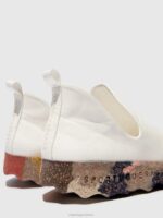 Asportuguesas Trainers Women WHITE & MULTICOLOR SOLE SLIP-ON TRAINERS CITY 226H94 - Image 5