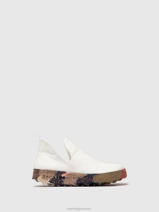 Asportuguesas Trainers Women WHITE & MULTICOLOR SOLE SLIP-ON TRAINERS CITY 226H94 - Image 1