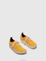 Asportuguesas Trainers Women YELLOW LACE-UP TRAINERS CODE 226H9 - Image 2